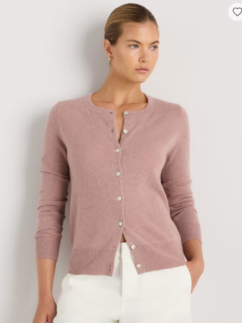 Quince Mongolian Cashmere Cardigan Sweater